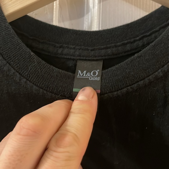 M & O Gold “National Sarcasm” T Shirt size medium in black - Picture 3 of 4